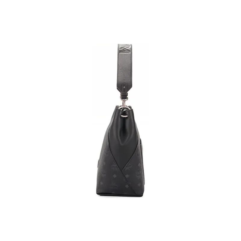 MCM Klara Tote Medium Visetos Black-1