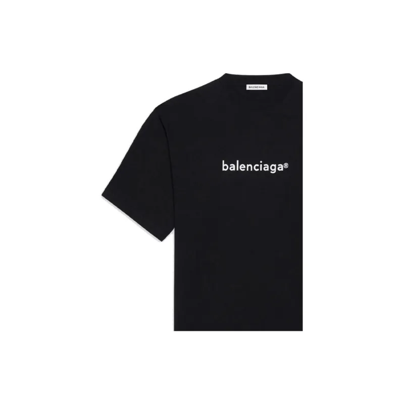 Balenciaga Copyright Large Fit T Shirt 'Black'-4