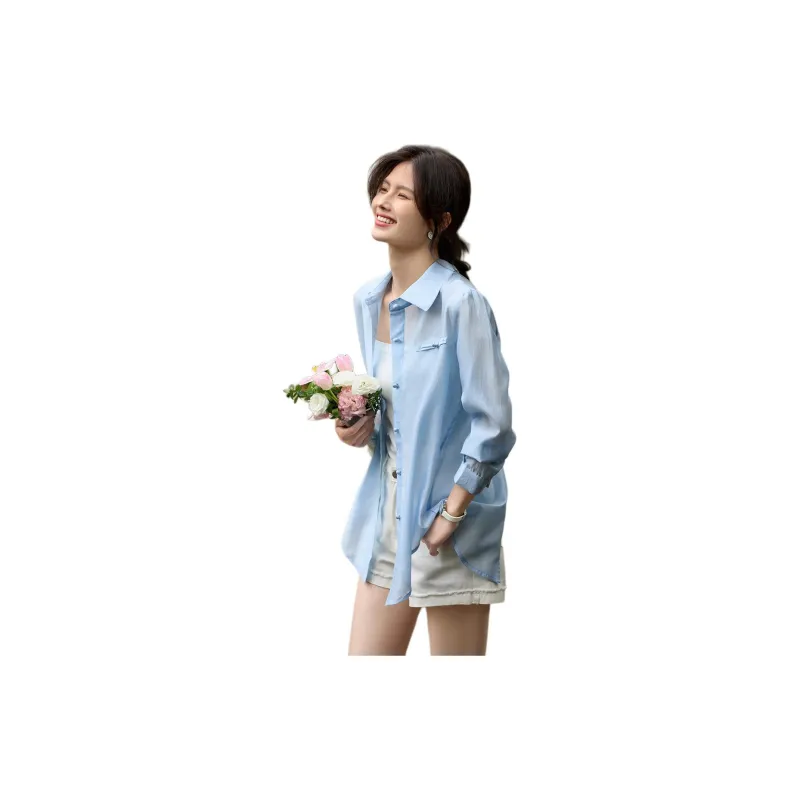 XWI SS24 Shirt Women's Ice Blue-1
