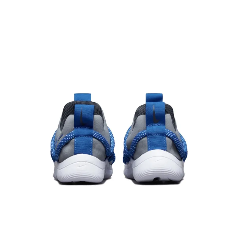 Nike Novice Slip Resistant Cushioning Kids Lifestyle Shoes Gray Blue Children Aged 3 7 Years Old-4