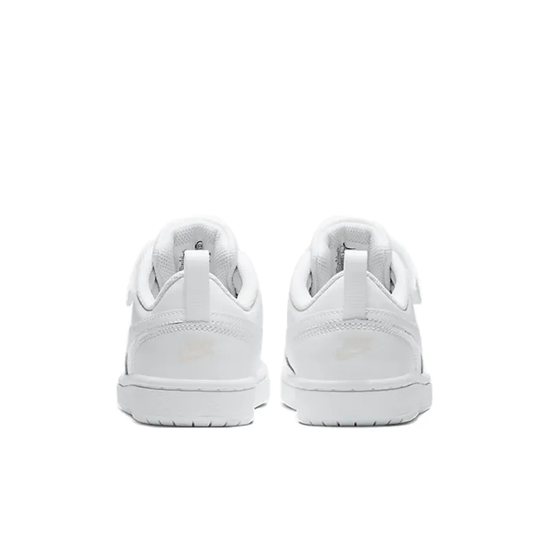 Nike Court Borough Low 2 Triple White PS-4