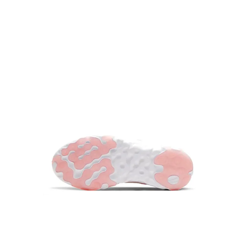 Nike React Element 55 Cushioned Slip Resistant Low Top Kids' Running Shoes Pink White Children Aged 3 7 Years Old-5