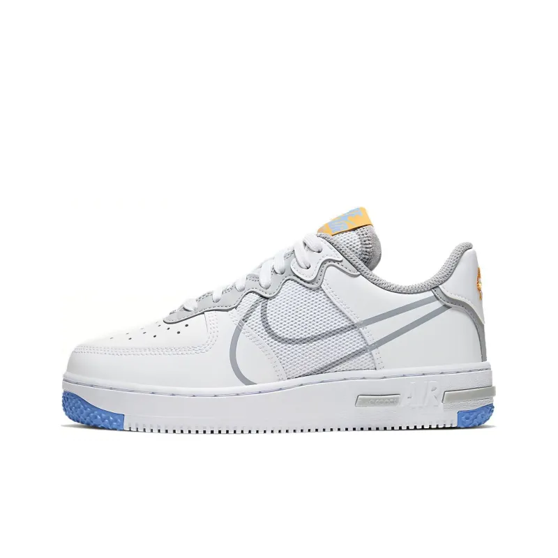 Nike Air Force 1 Low React SU White Light Smoke Grey GS-0