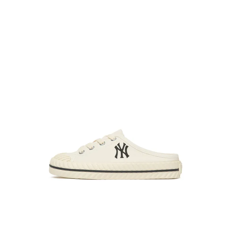 MLB Playball Mule Playball Origin Mule Low Top Kids' Skateboarding Shoes Ecru Kids'-0
