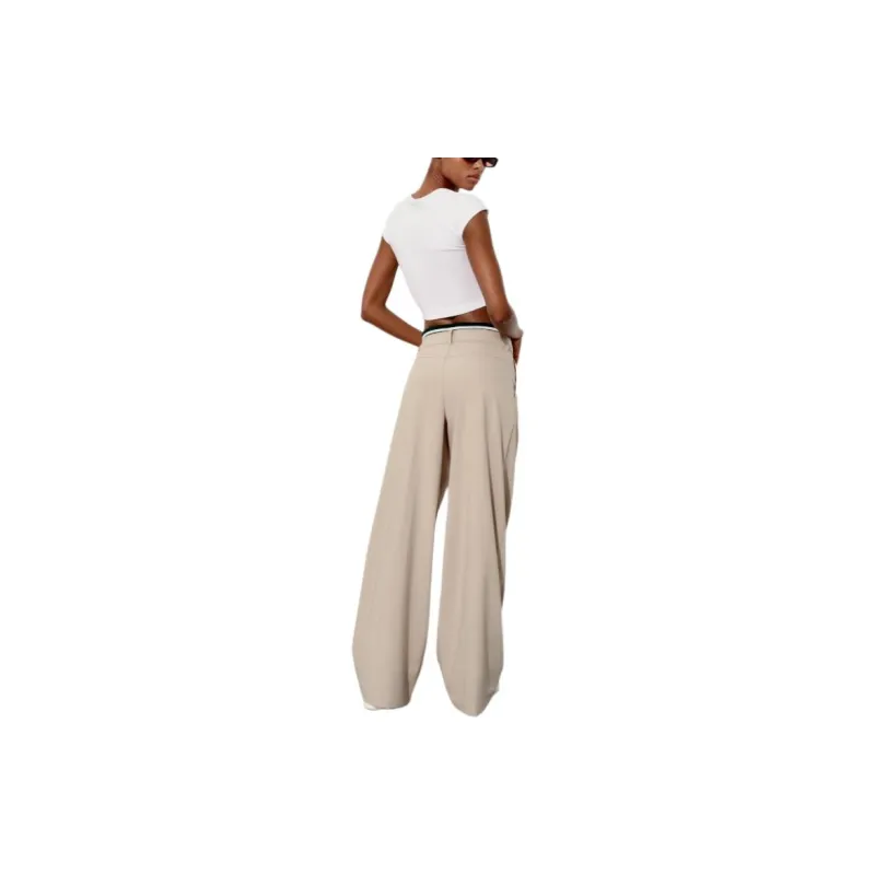 ZARA Casual Pants Women's Tan-3