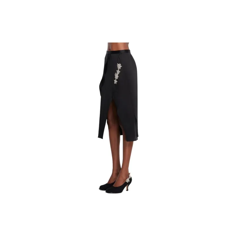 Christopher Kane Casual Long Skirts Women's Black-3