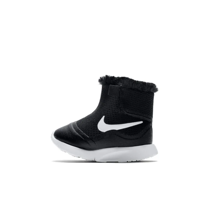 Nike Tanjun HI Warm High-Top Sports Casual Shoes Black White Infant And Toddler-0