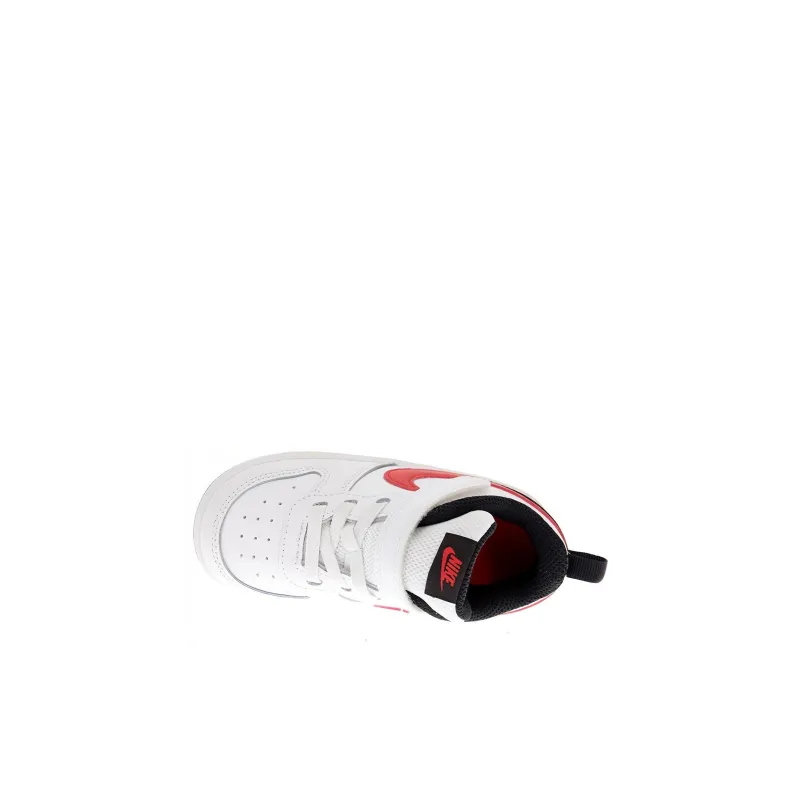 Nike Low 2 Low-Top Skateboard Shoes Black White Red Baby-2