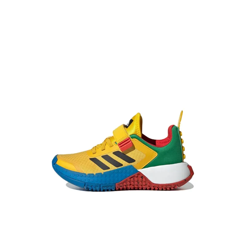 LEGO x Adidas Sport Pro Dna Abrasion Resistant Low Top Sports Casual Shoes Yellow Green Blue Kids'-0