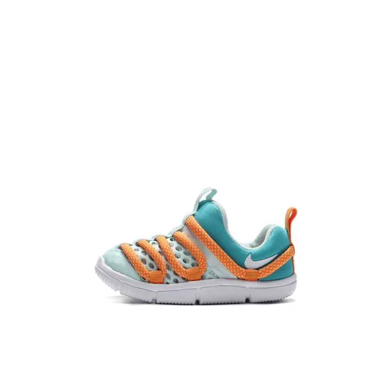 Nike Novice BR Slip-Resistant Cushioning Wear-Resistant Low-Top Toddler Shoes Blue Orange Infant And Toddler-0