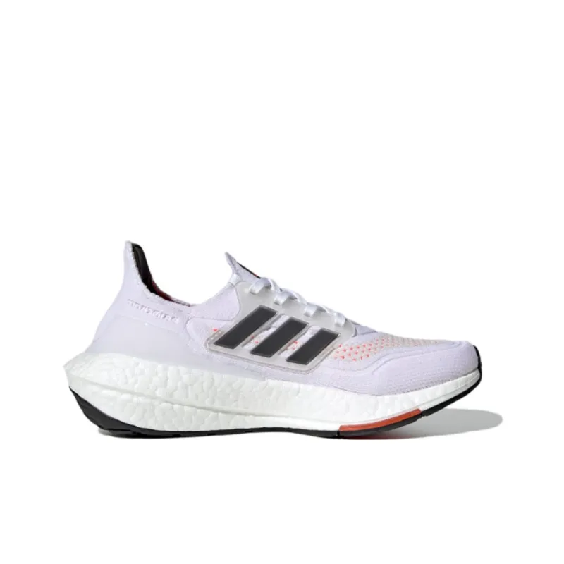 Adidas Ultraboost 21 Primeblue Boost J Durable Breathable Low-Top Kids' Running Shoes White Teenagers-1