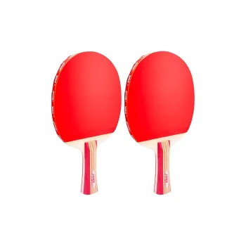 DHS Ping Pong Paddles Kids' All Wood Red Black