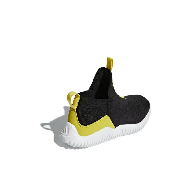 Adidas Rapidazen C Slip-Resistant Breathable Low-Top Kids' Running Shoes Black Yellow White Children Aged 3-7 Years Old-3