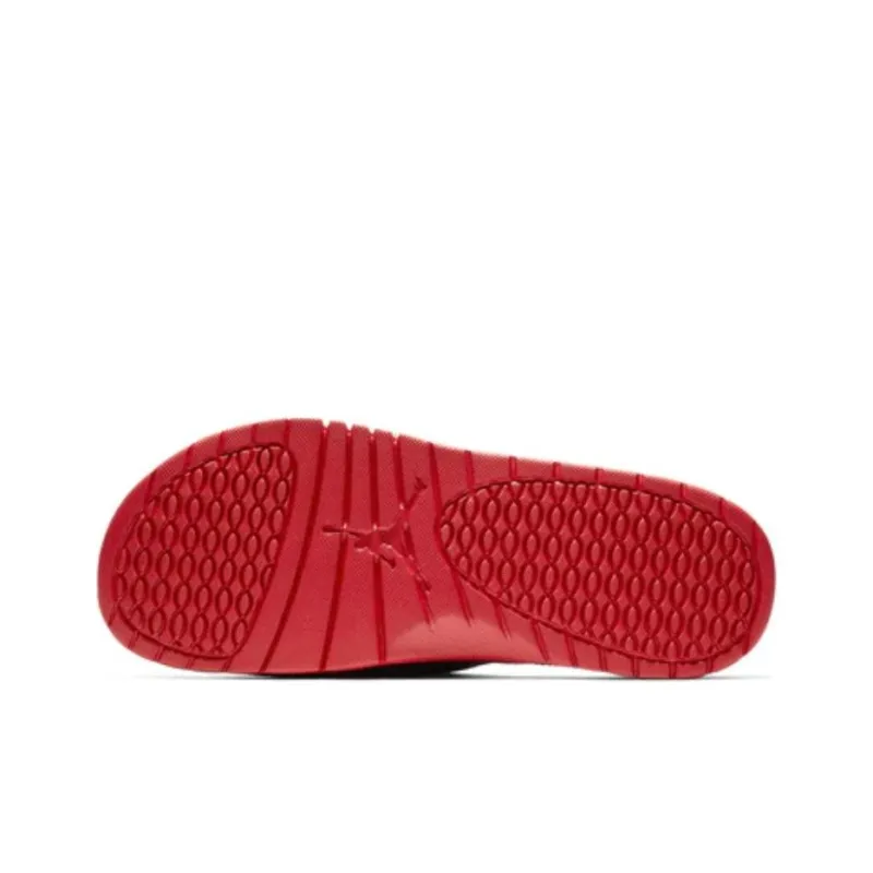 JORDAN Hydro 5 Retro Black Particle Grey University Red-4