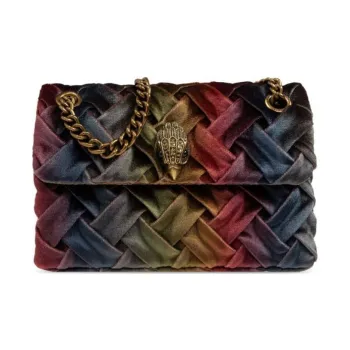 Kurt Geiger London Velvet Mini Kensington Bag