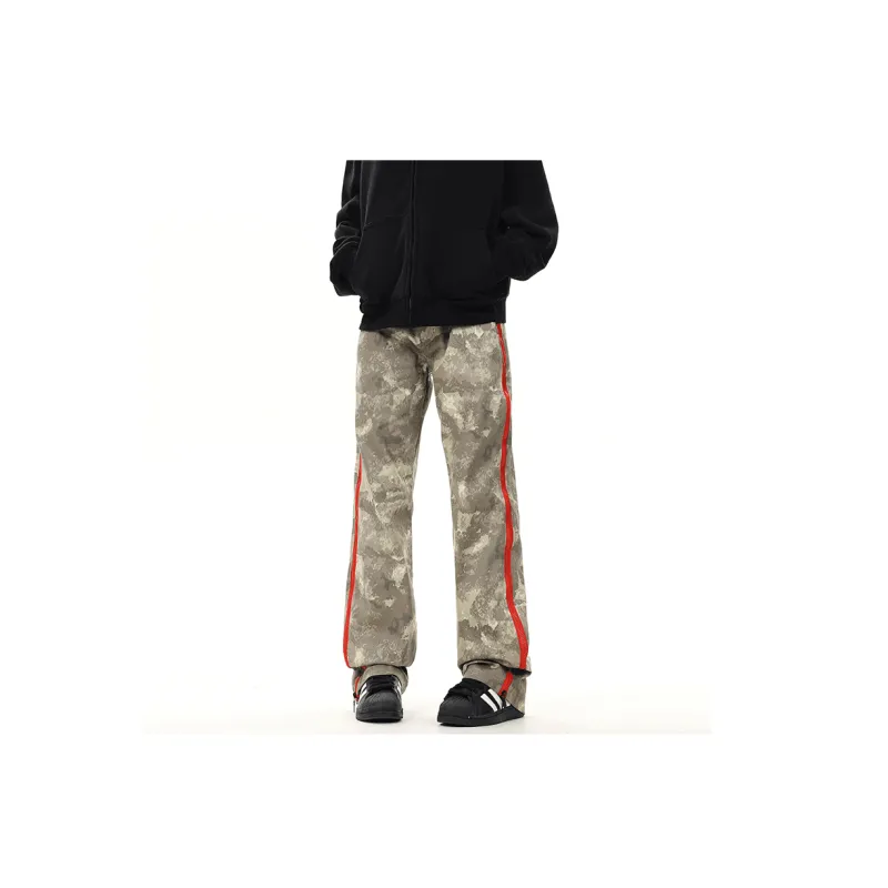 PAINT STAIN Casual Pants Unisex-0