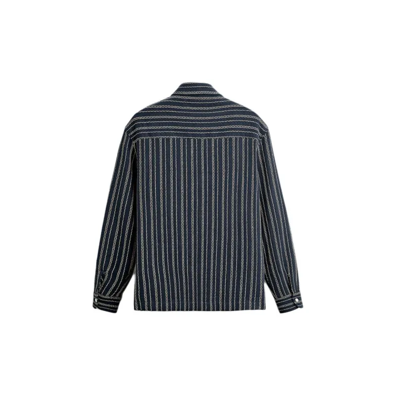 ZARA Shirts Men Sea Blue/Nude-1