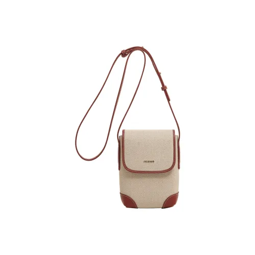 Miao Di Crossbody Bags Raw Coconut Mocha Brown