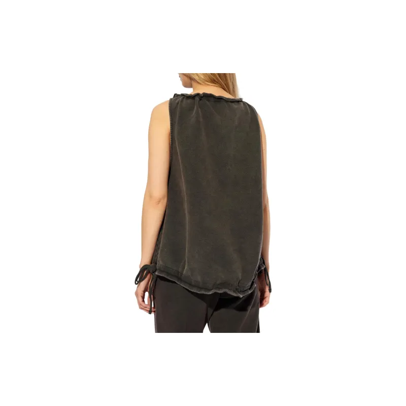 The Attico Ruffled Sleeveless Top-3