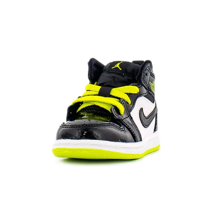 Jordan 1 Mid Black Cyber Mystic Green TD-2