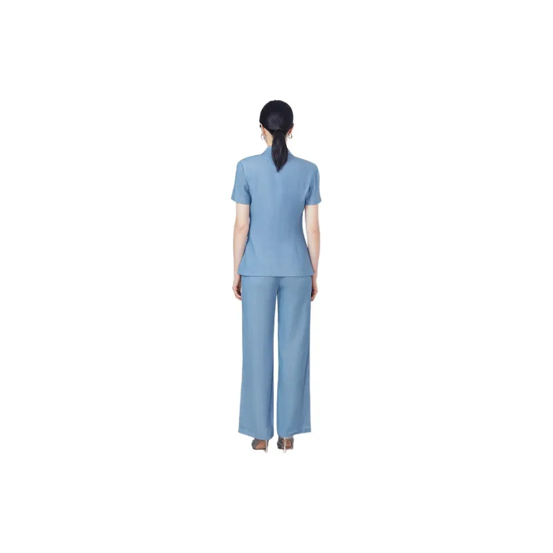 BBLLUUEE Business Suit Women's Haze Blue-0