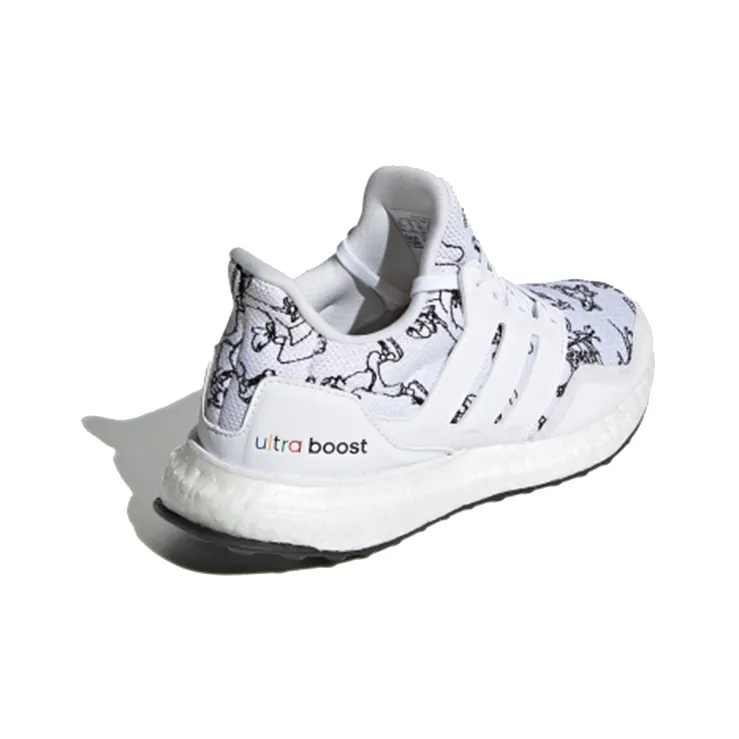 Disney x Adidas ULT J Anti Slip Wear Resistant Low Top Kids' Running Shoes White Gray Teenagers-3