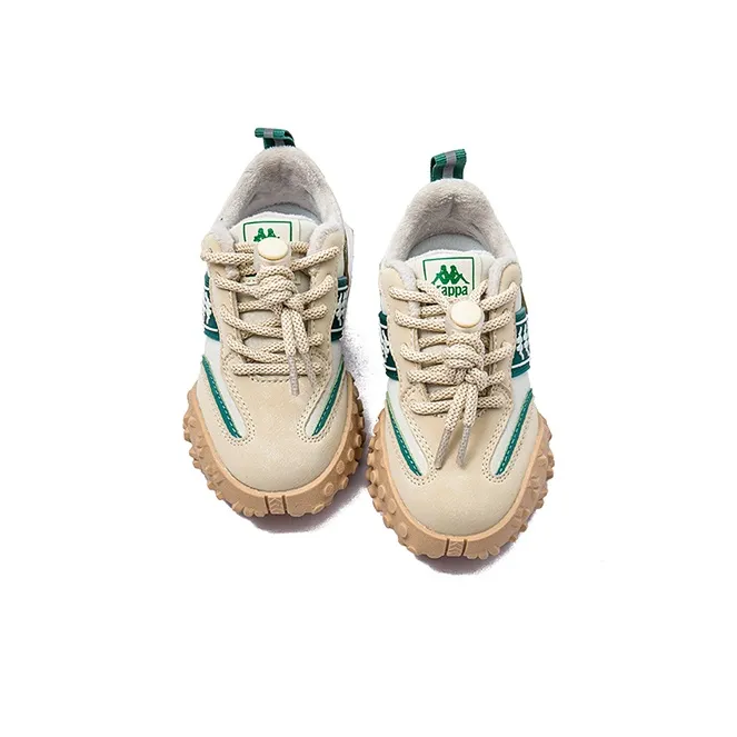 Kappa Cushioning Anti Slip And Wear Resistant Sports Casual Shoes Ivory Kids'-3