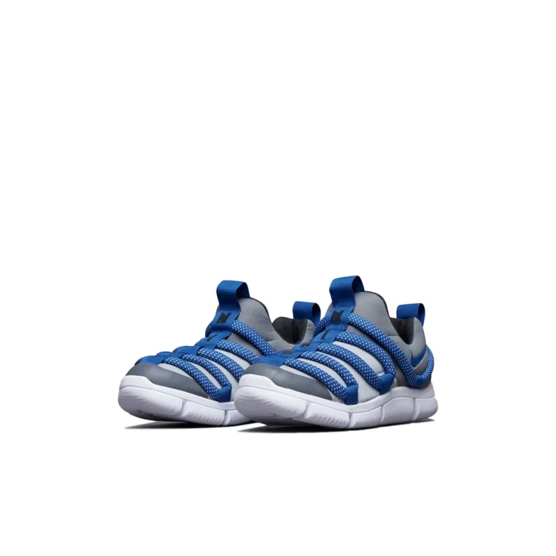Nike Novice Slip Resistant Cushioning Kids Lifestyle Shoes Gray Blue Children Aged 3 7 Years Old-2