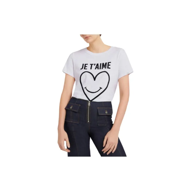 Cinq A Sept Smiling Heart T shirt-2