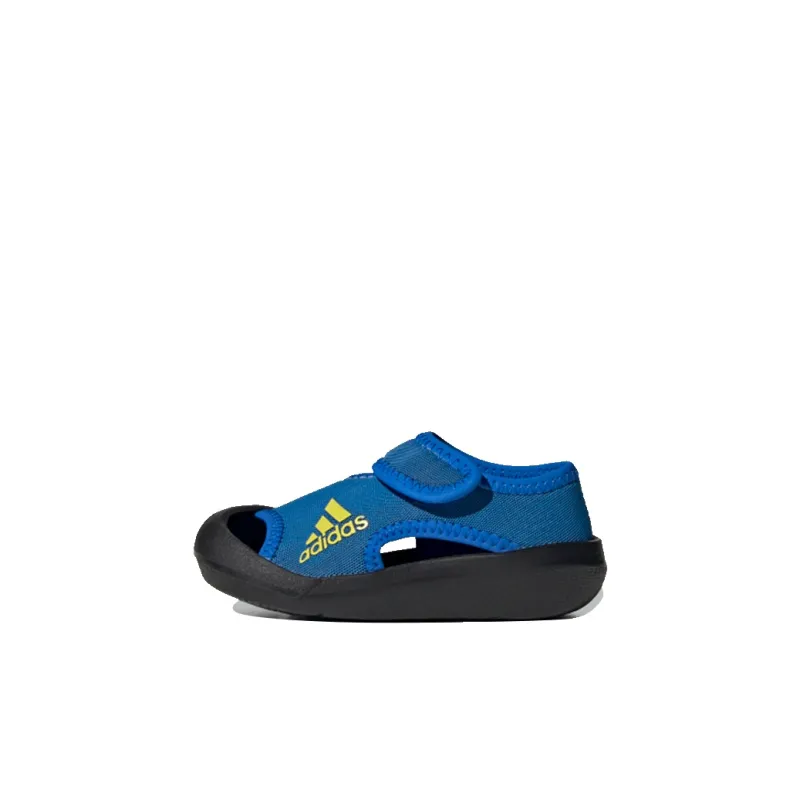 Adidas Slip Resistant, Abrasion Resistant, Breathable Low Top Sandal Blue Infant And Toddler-0