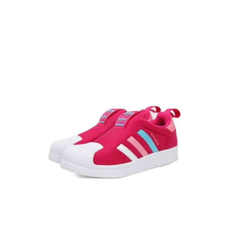 Adidas Originals 360 C Low Top Skateboard Shoes Red Blue Pink Children Aged 3 7 Years Old-2