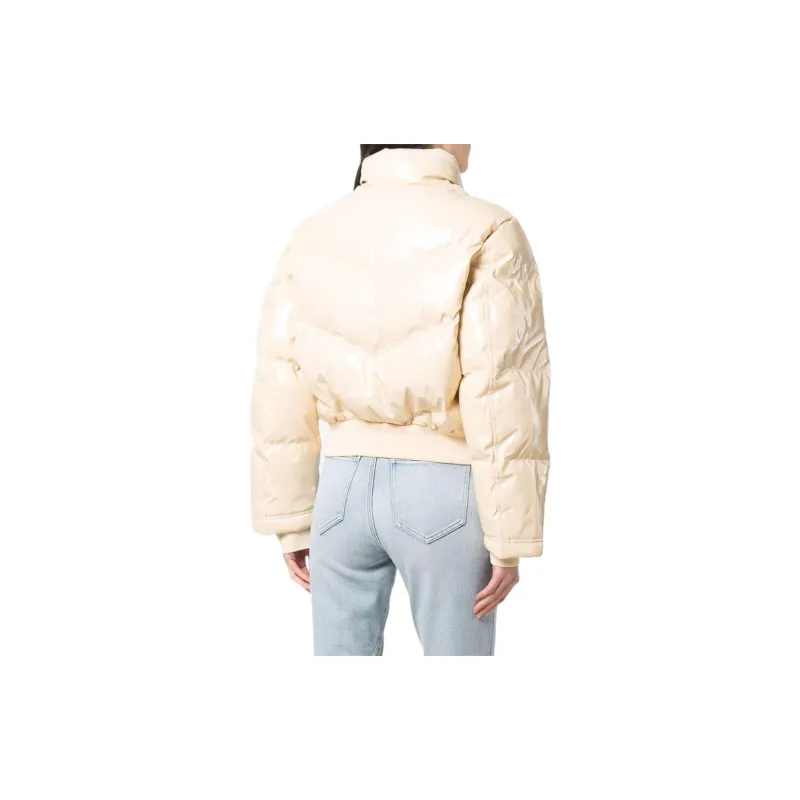 DIESEL Down Jacket Women's Ecru-3