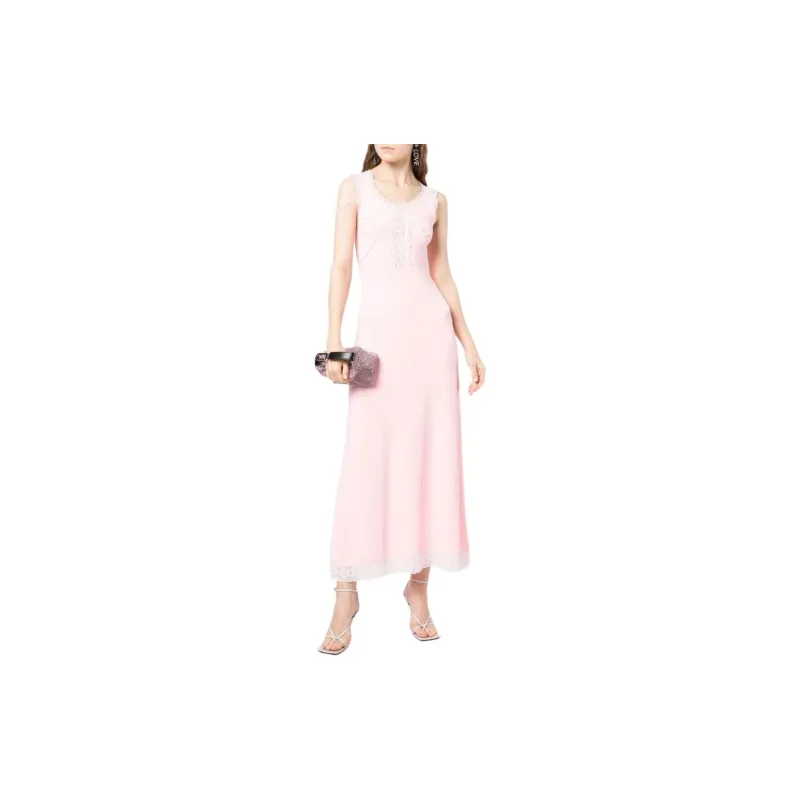 NATASHA ZINKO Lace trimmed Midi Dress-1
