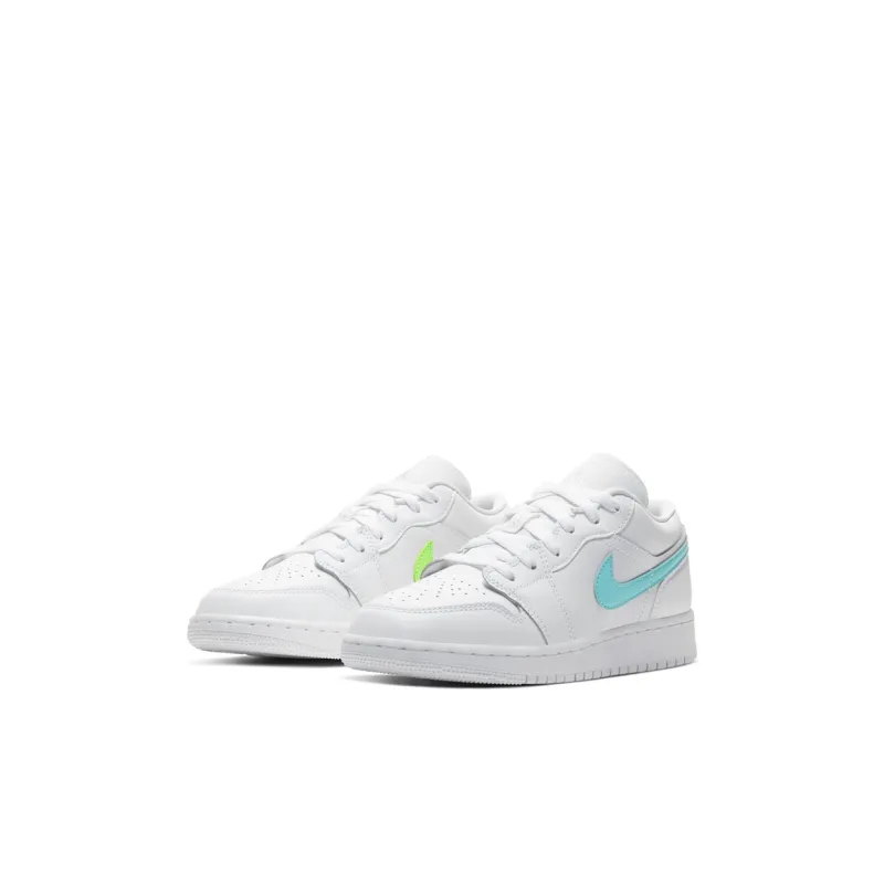 Jordan 1 Low White Neon GS-1