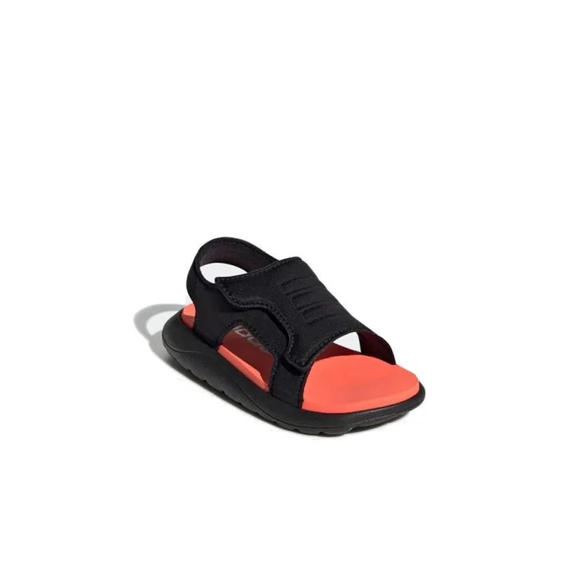 Adidas Comfort Sandal I Toddler Shoes Black Red Infant And Toddler-2