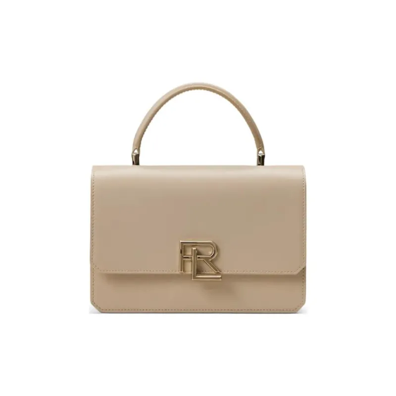 Ralph Lauren Calfskin Handbag Shoulder Bag Crossbody Bag Regular Women's Khaki-0