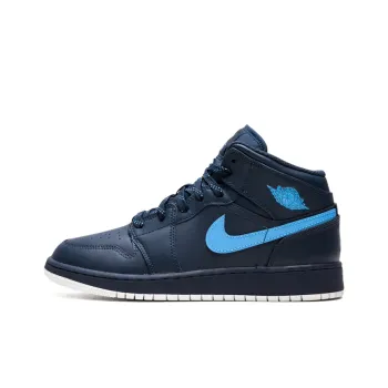 Jordan 1 Mid Obsidian University Blue GS
