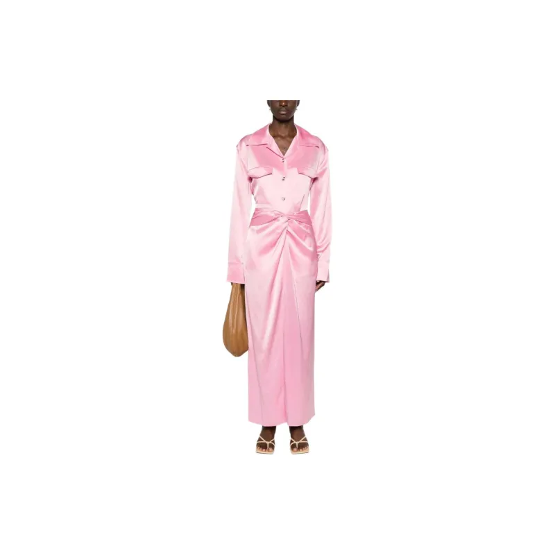 NANUSHKA Justina Satin Shirt-1
