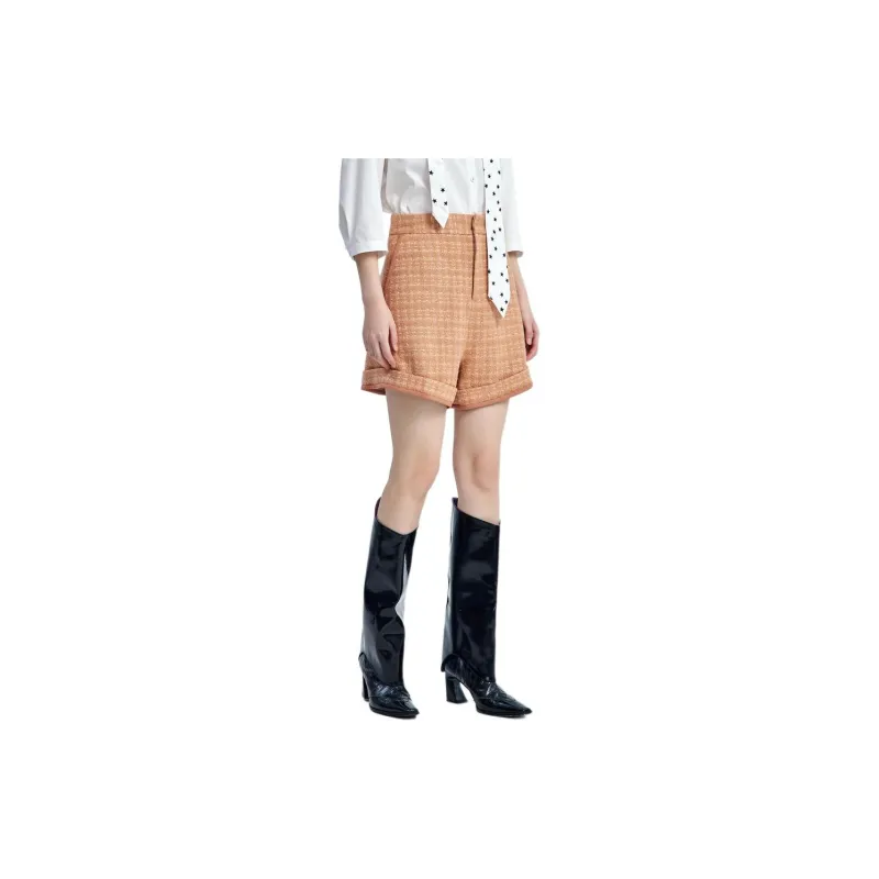 XG Casual Shorts Women's Light Orange-3