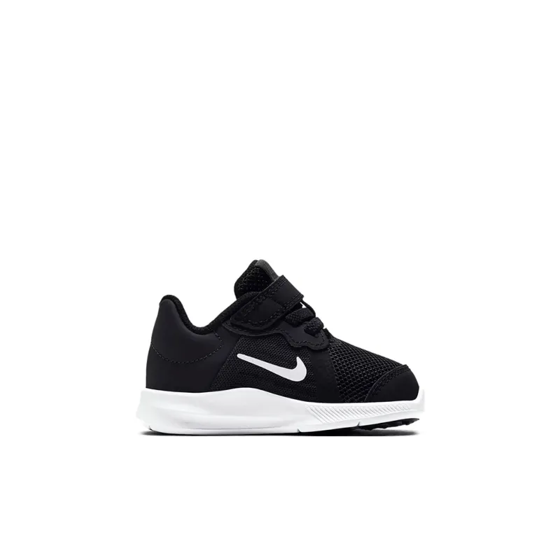 Nike Downshifter 8 Slip Resistant And Breathable Low Top Toddler Shoes Black White Infant And Toddler-1