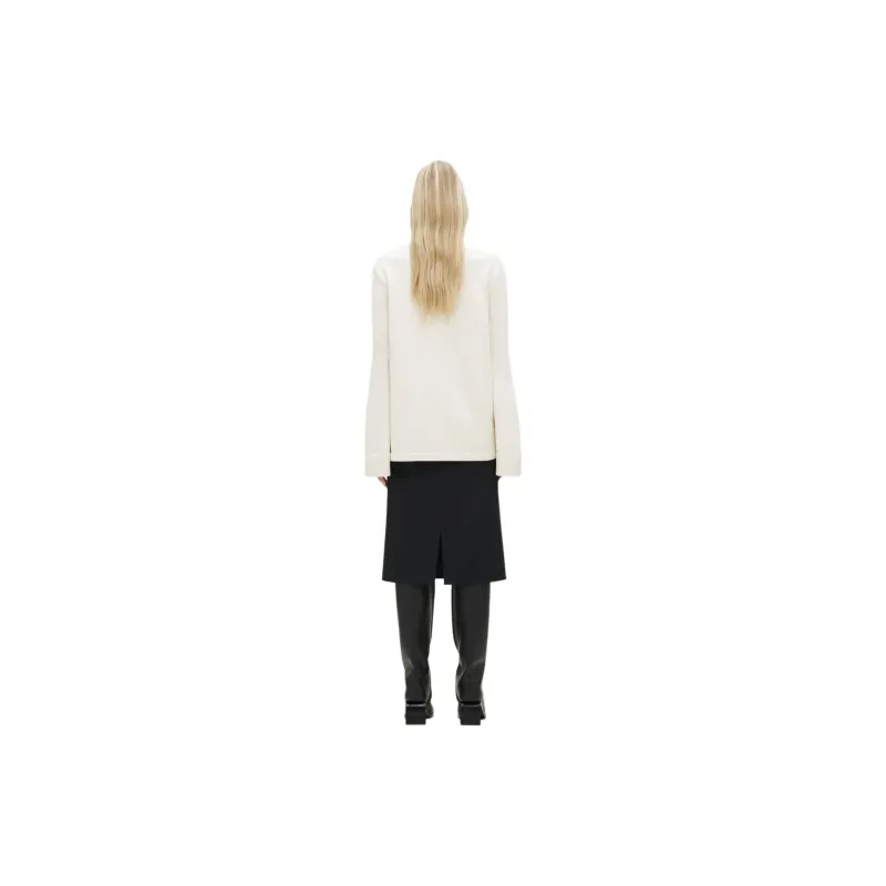 COURREGES Logo appliquéd Cardigan-1