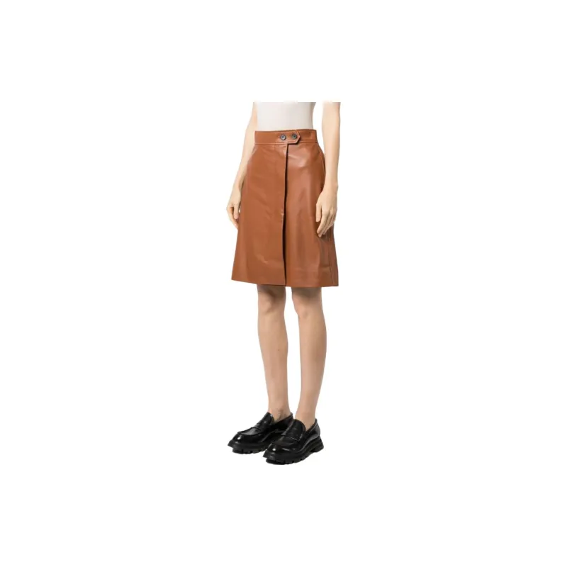 Paul Smith Casual Short Skirts Women's Dark Brown-2