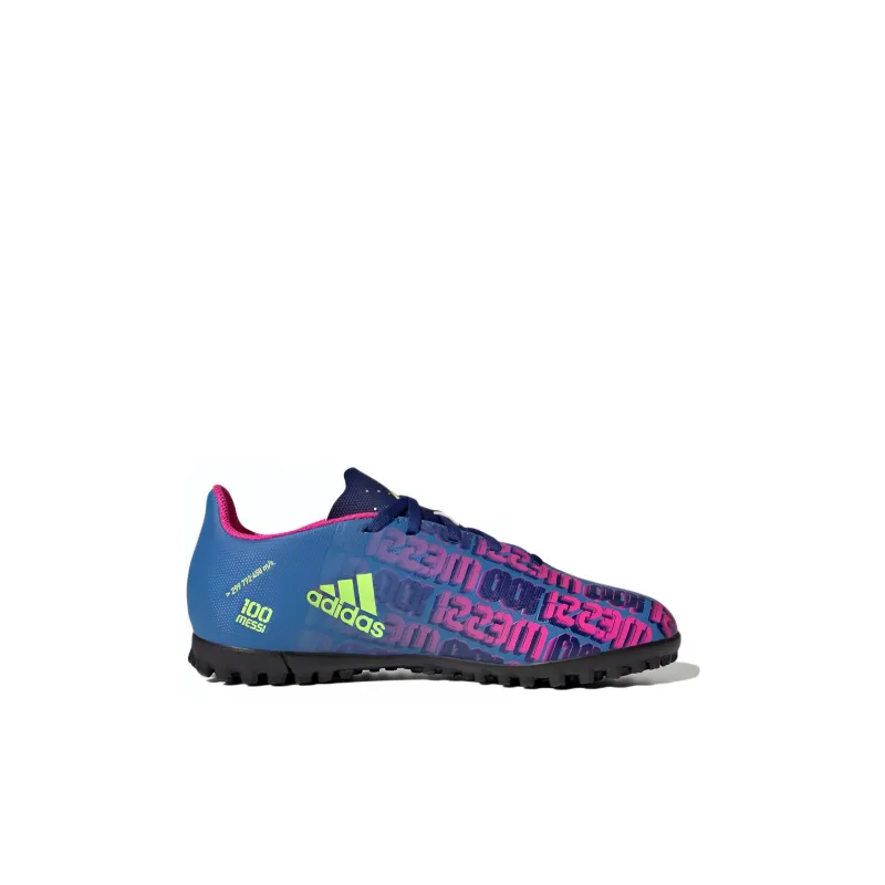Adidas Messi Messi.4 K Anti Slip Wear Resistant Low Top Kids' Soccer Shoes Red Blue Kids'-1