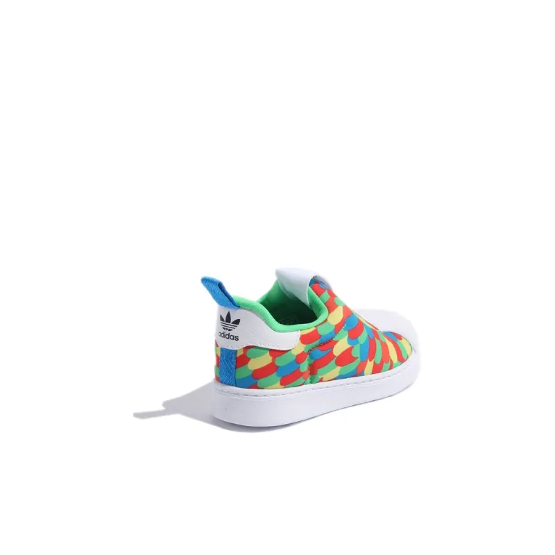 Adidas Originals SUPERSTAR 360 Abrasion Resistant Low Top Toddler Shoes Multicolor Infant And Toddler-3