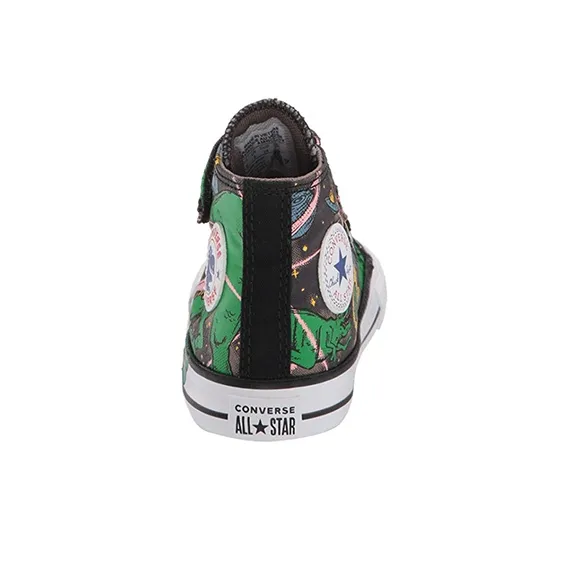 Converse Chuck Taylor All Star Interstellar Dinos Hook And Loop High-Top Casual Canvas Shoes Taupe Infant And Toddler-4