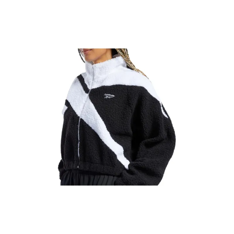Reebok CLASSICS PF SHERPA Jackets Coats Women's Black-6