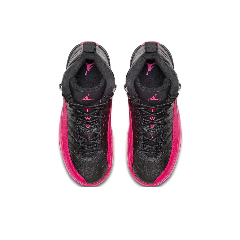 Jordan 12 Retro Black Deadly Pink GS POIZON