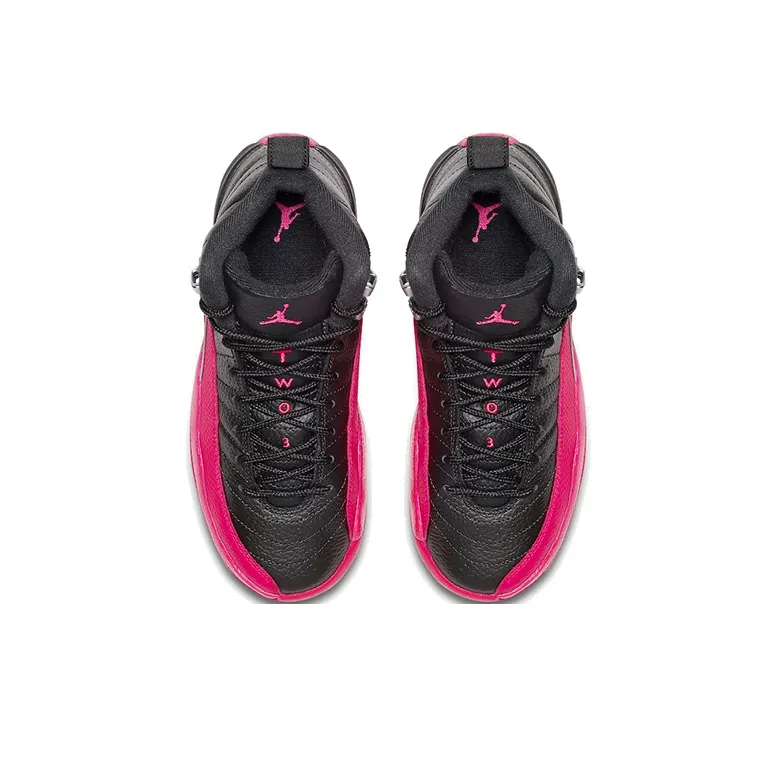 Jordan 12 Retro Black Deadly Pink GS-3