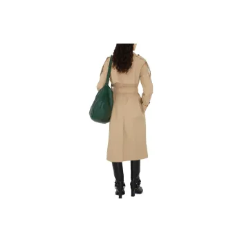 Burberry Gabardine Trench Coat 'Beige'