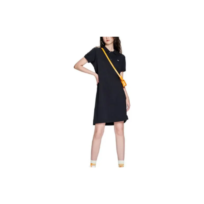 Lee Short SLeeved Dresses Women's Black-1